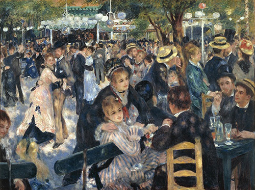 Baile en el Moulin de la Galette. 1876.