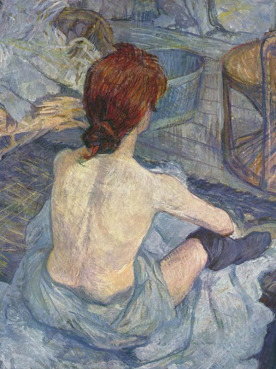 La Toilette, Pelirroja. 1889.
